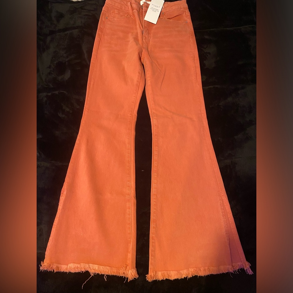NWT Risen Jeans, flare with side slit size 9/29